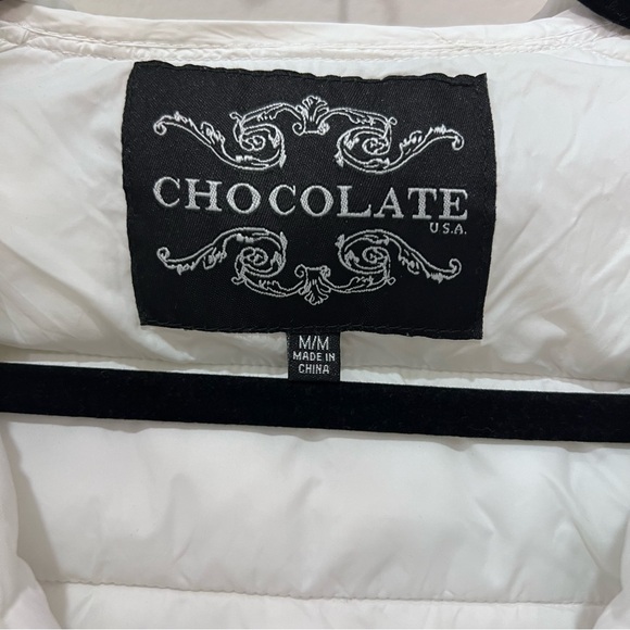 Chocolate USA Womens White Vest (size M) - Picture 2 of 7